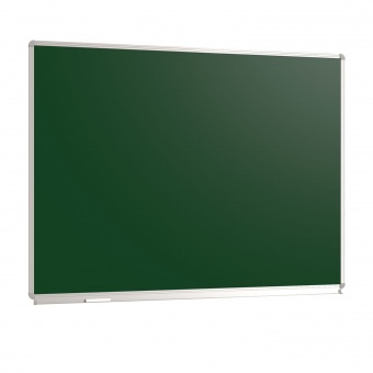 Wandtafel Stahl grün, 120x 90 cm, mit Kreideablage, 